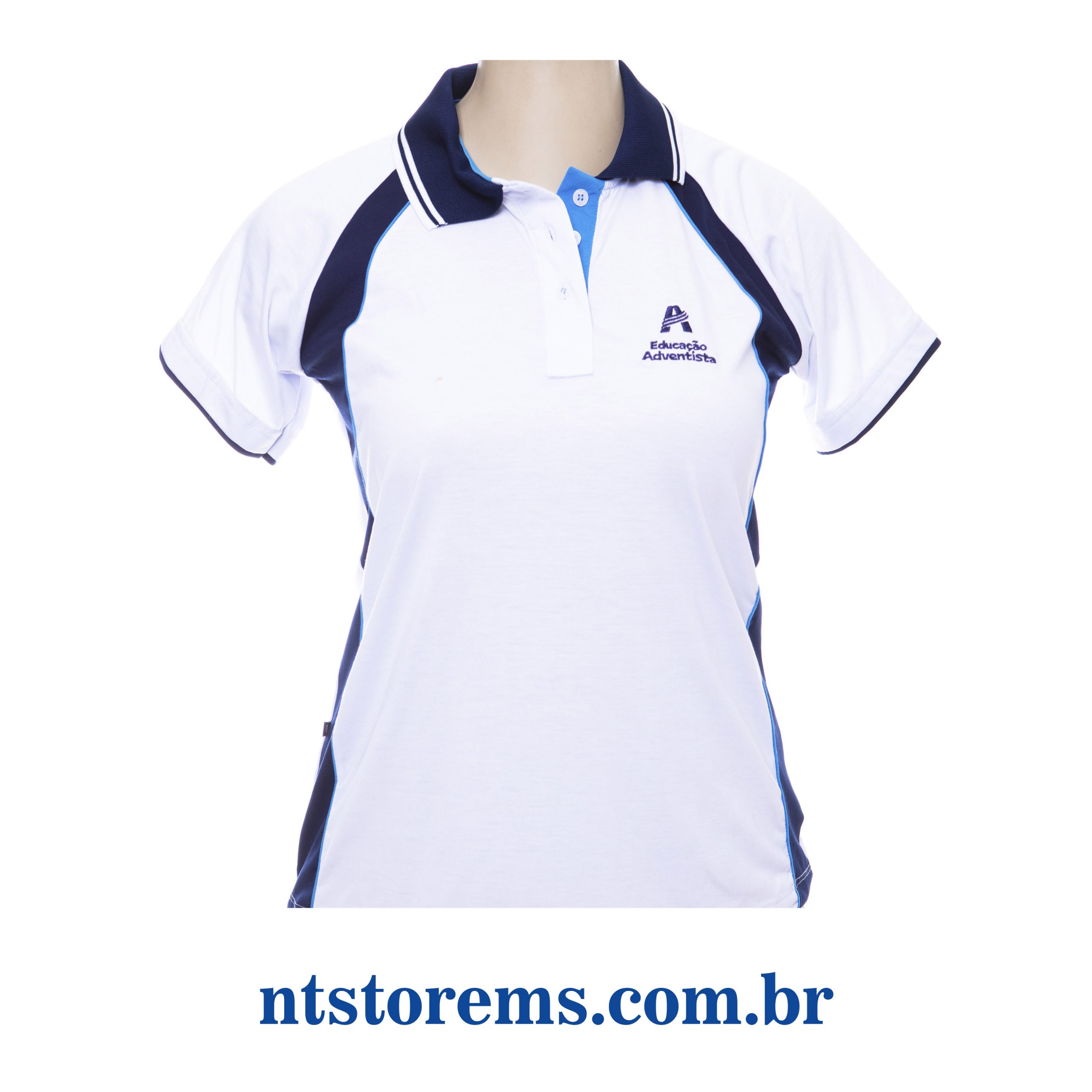Camisa Polo Feminina do Uniforme de Ensino Médio