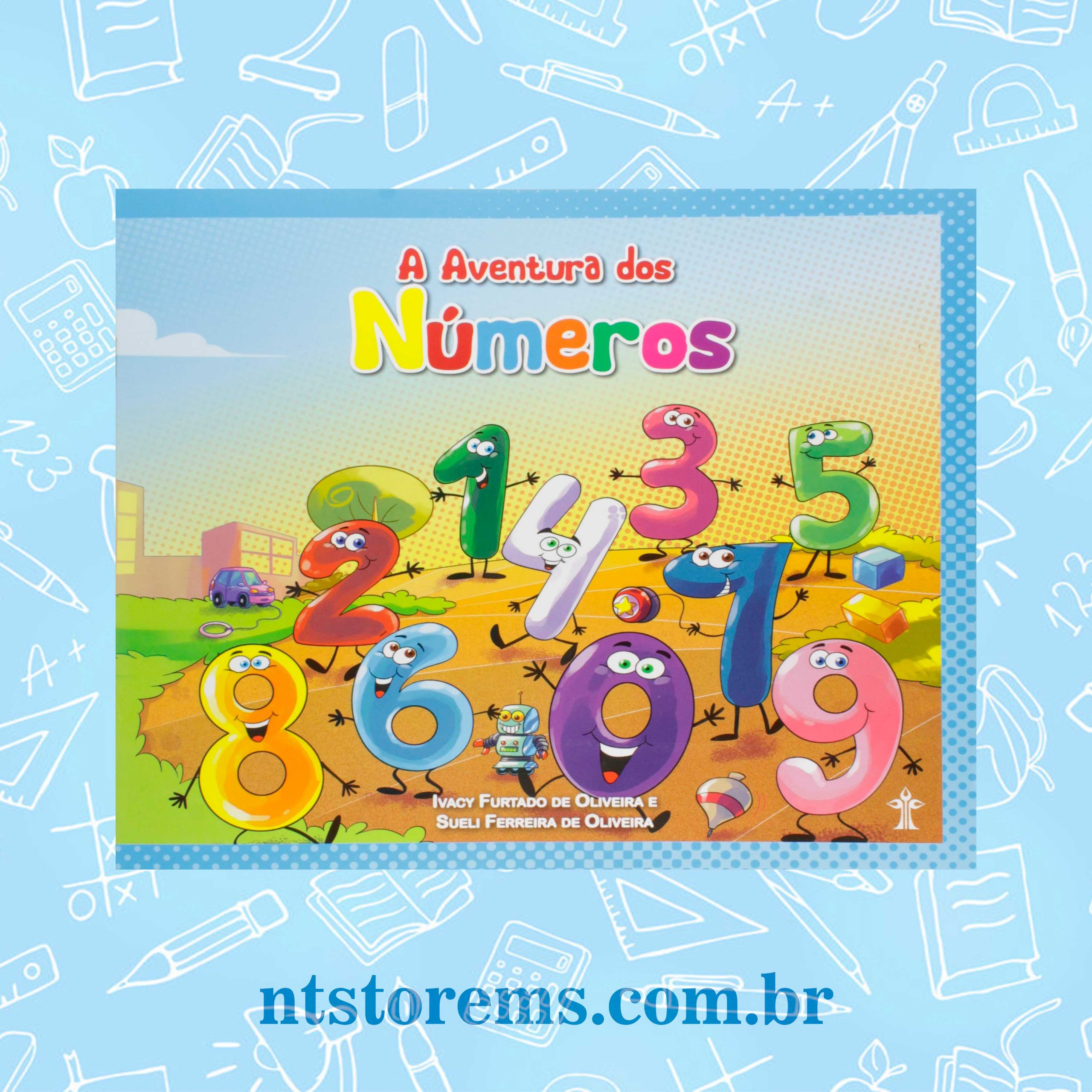 Livro Infantil A Aventura Dos Números Para Crianças