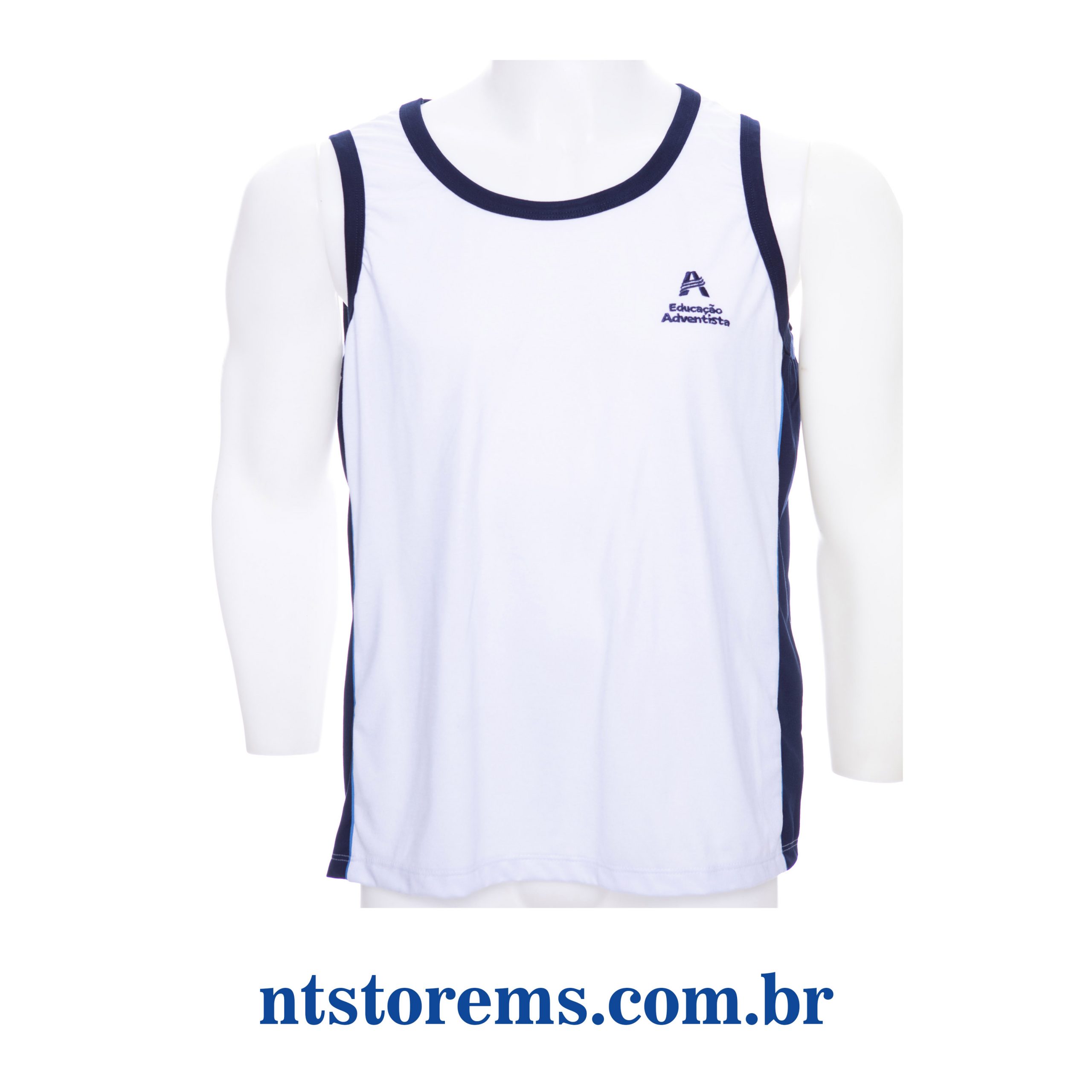 Camiseta Sem Manga Masculina Ensino Médio Esportiva