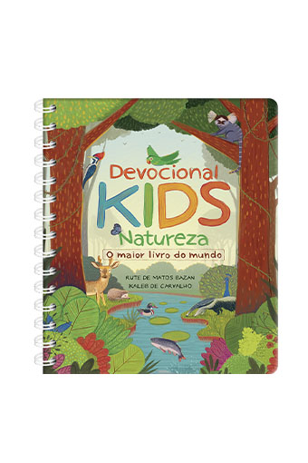Devocional Kids 2025 Natureza com Cartelas de Adesivos