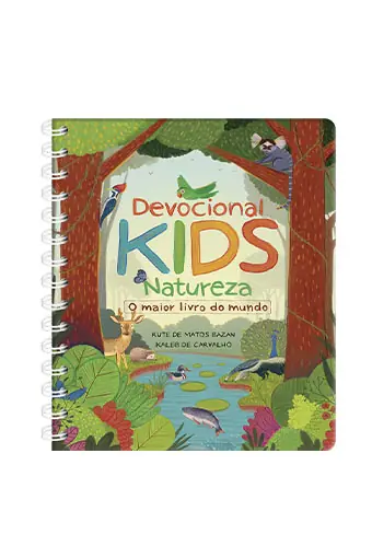 Devocional Kids 2025 Natureza com Cartelas de Adesivos