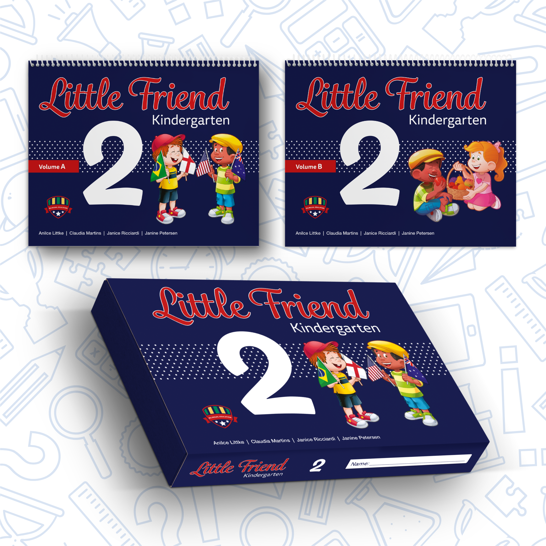 Little Friend Kindergarten Volume 2 Inglês Infantil