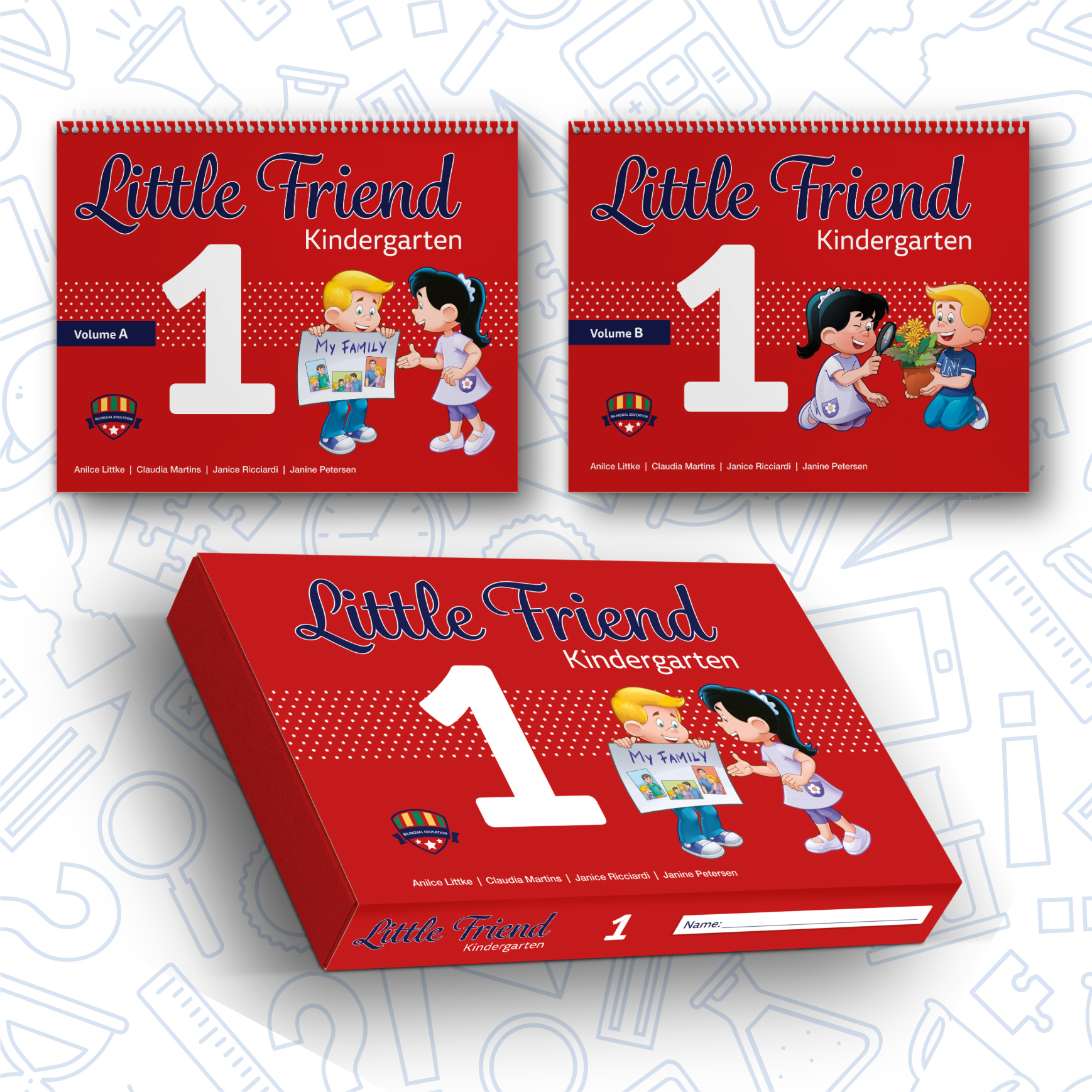 Little Friend Kindergarten Volume 1 Programa Bilíngue