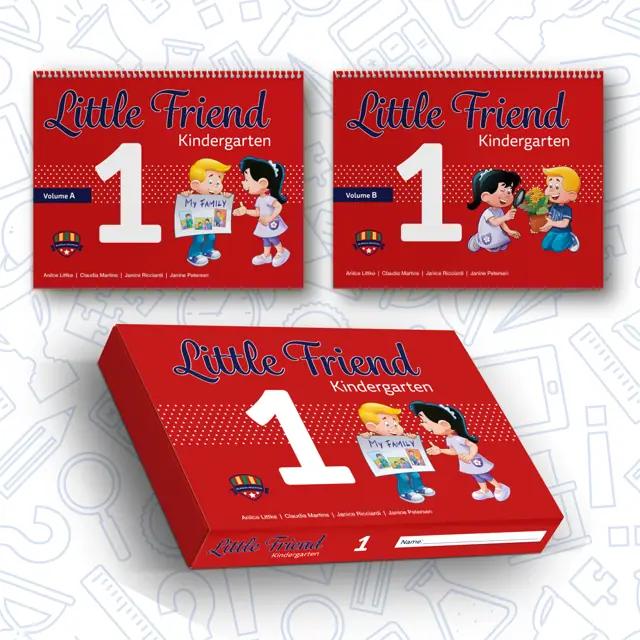 Little Friend Kindergarten Volume 1 Programa Bilíngue