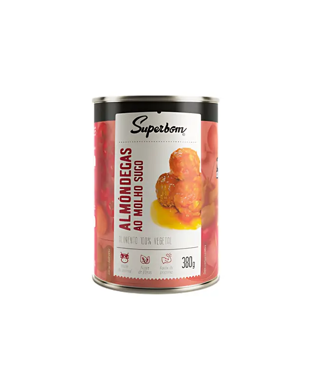 Almôndegas Vegetais ao Molho Sugo Superbom 380g