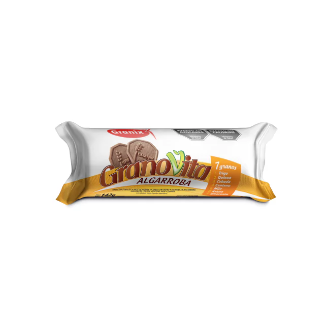 Bolacha Doce de Alfarroba com Mix de Sete Grãos