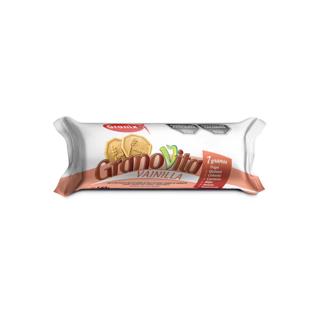 Bolacha de Baunilha GranoVita com Sete Grãos 140g