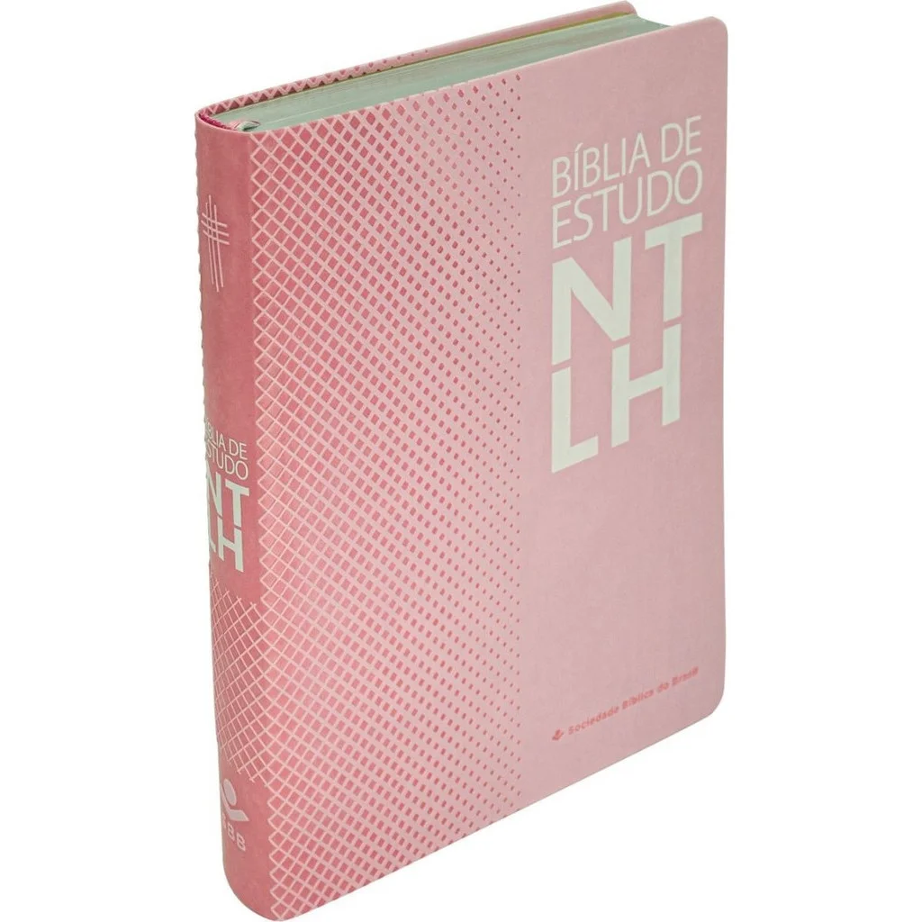 Bíblia de Estudo Feminina Linguagem de Hoje NTLH, Rosa, Letra Grande
