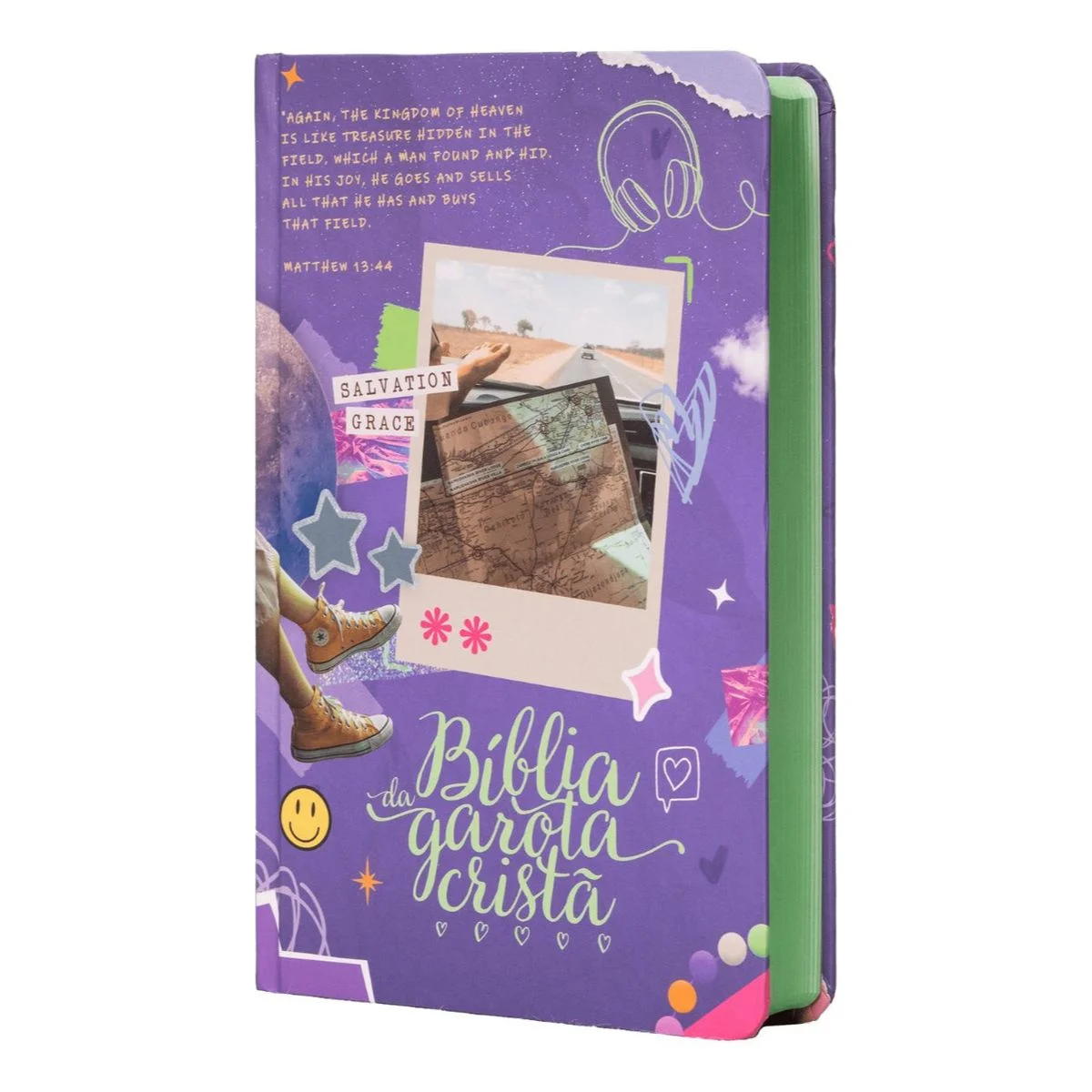 Bíblia da Garota Cristã NTLH com Orações e Devocionais, Capa Roxa