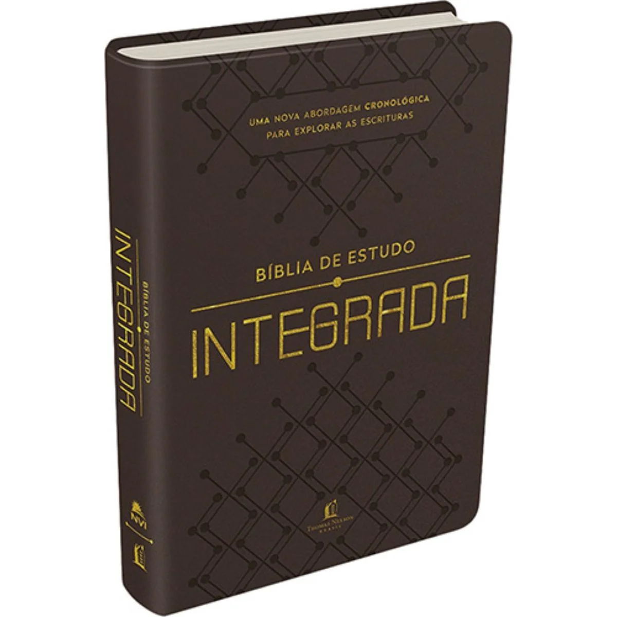 Bíblia de Estudo Integrada NVI, Capa Luxo Marrom