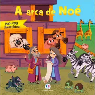Livro Pop-up Infantil Arca De Noé com Abas Interativas