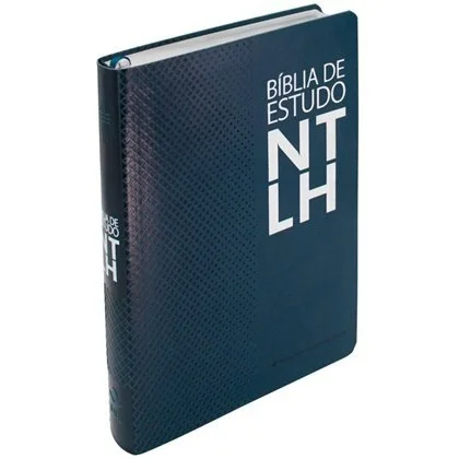 Bíblia de Estudo NTLH com Concordância, Capa Luxo Azul, SBB