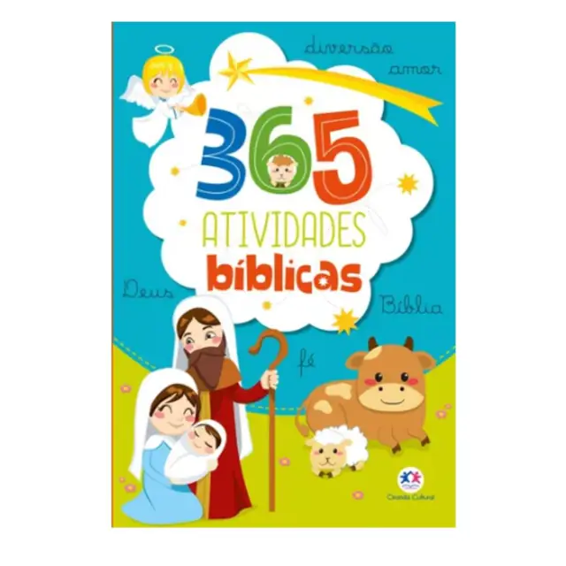 Livro De Atividades Bíblicas Infantis 365 Exercícios