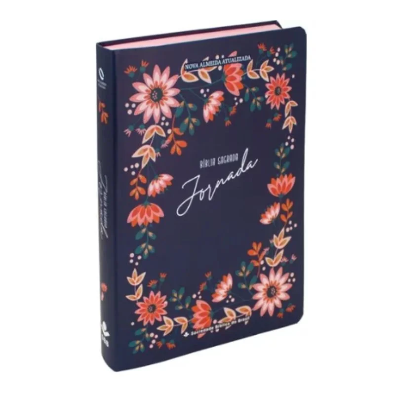 Bíblia Jornada NAA para Anotações, Capa Floral