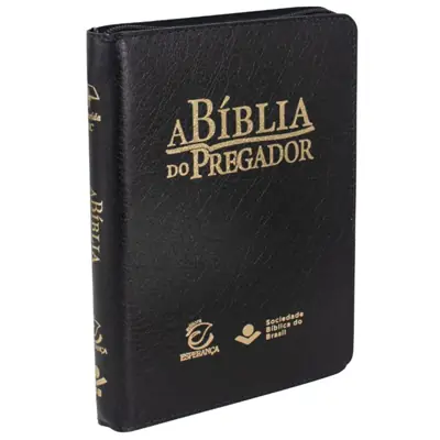 Bíblia do Pregador com Zíper para Preparo de Sermões