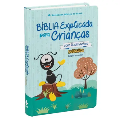 Bíblia Explicada para Crianças NTLH, Capa Azul