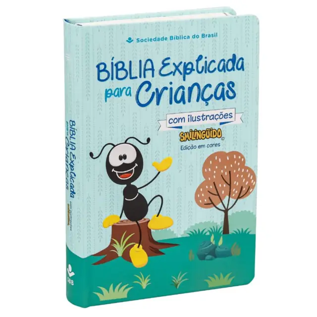 Bíblia Explicada para Crianças NTLH, Capa Azul