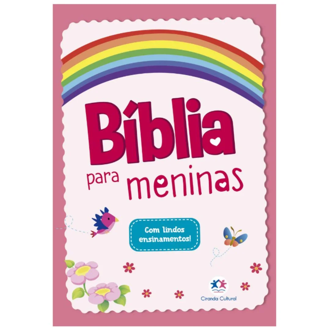 Bíblia para Meninas em Brochura com Histórias Ilustradas