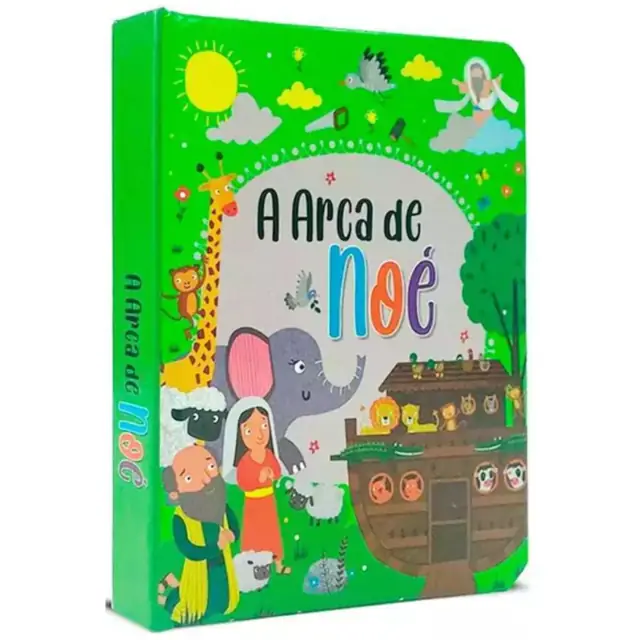 A Arca de Noé, Livro Cartonado Infantil Verde
