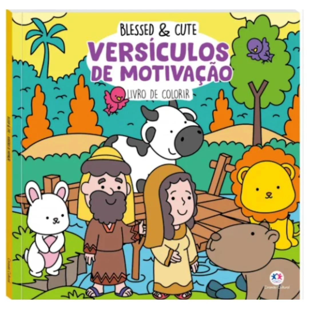 Blessed e Cute: Livro de Colorir com Versículos de Motivação