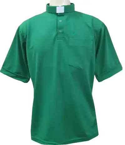 Camisa Clerical Polo Sport Verde