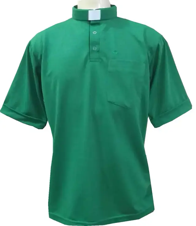 Camisa Clerical Polo Sport Verde