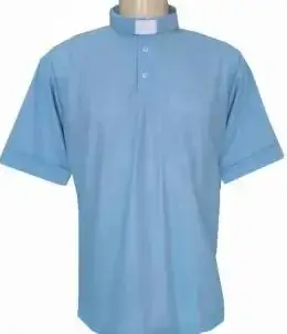 Camisa Clerical Polo Sport Azul