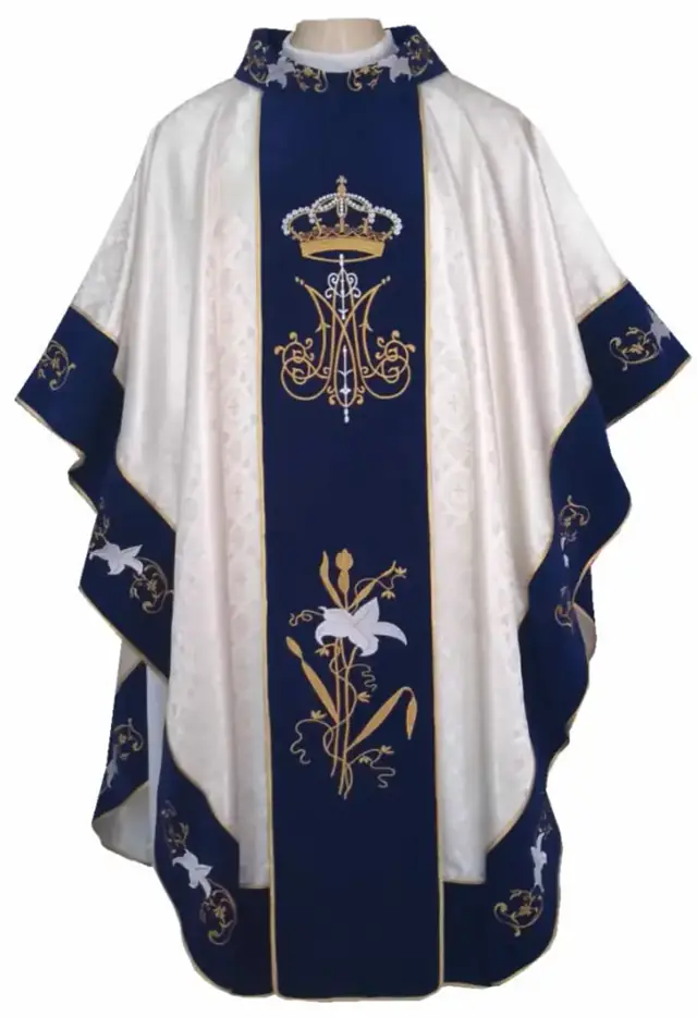 Casula Branca do Sagrado Coração de Maria