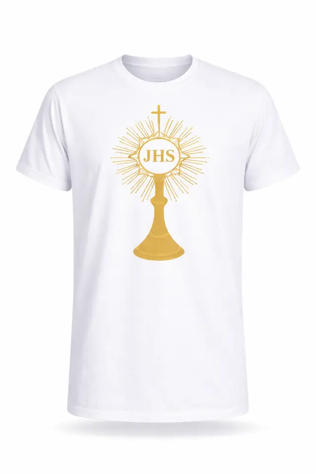 Camiseta Branca para Ministro da Eucaristia — Segundo Modelo