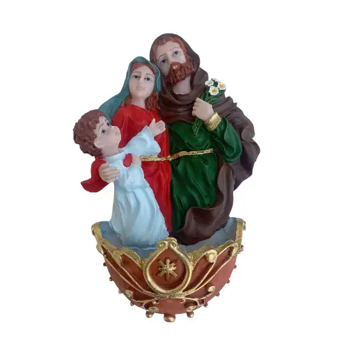 Pia Batismal da Sagrada Família em Resina