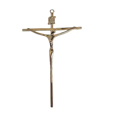 Crucifixo Dourado de 15 cm