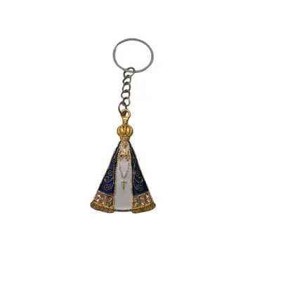 Chaveiro Dourado de Nossa Senhora Aparecida