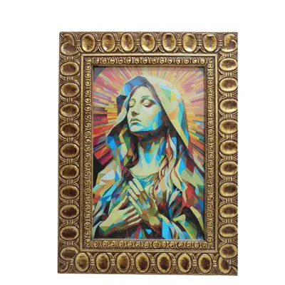 Quadro da Virgem Maria, 19x14 cm