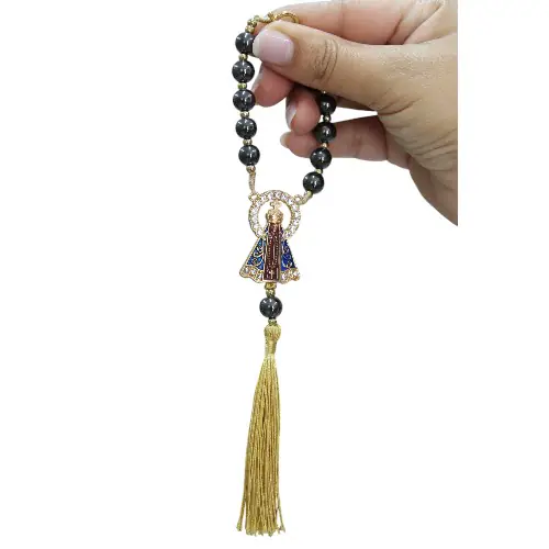 Dezena de Retrovisor com Nossa Senhora Aparecida