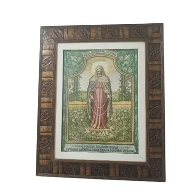 Quadro Nossa Senhora das Lágrimas, 56x45 cm