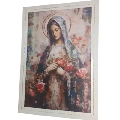 Quadro Nossa Senhora Edição Exclusiva com LED, 1m x 70cm
